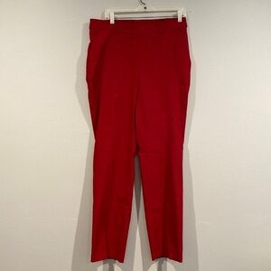 Red Rafaella Dress Paints - Straight - Size 12